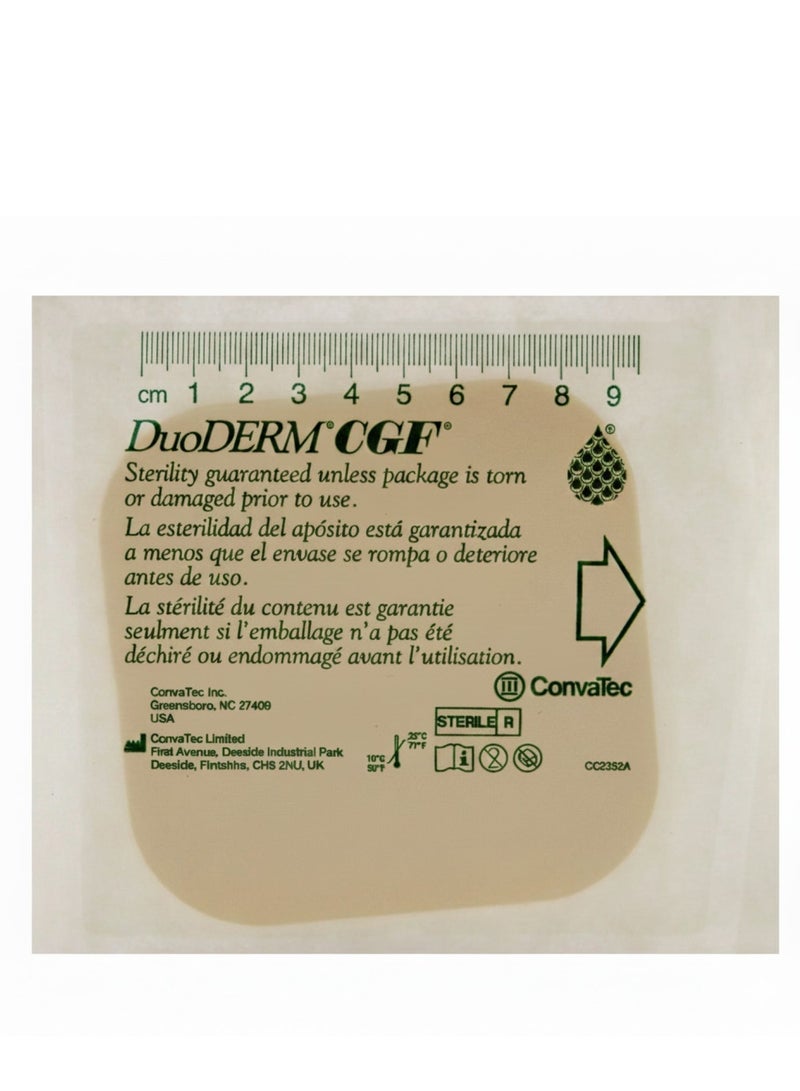 convatec DuoDERM CGF Extra Thin Dressing 10×10 cm – Wound Care - Image 2